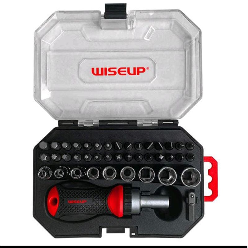 GENERICO - JUEGO DE PUNTAS DE DESTORNILLAADOR 41PCS WISEUP