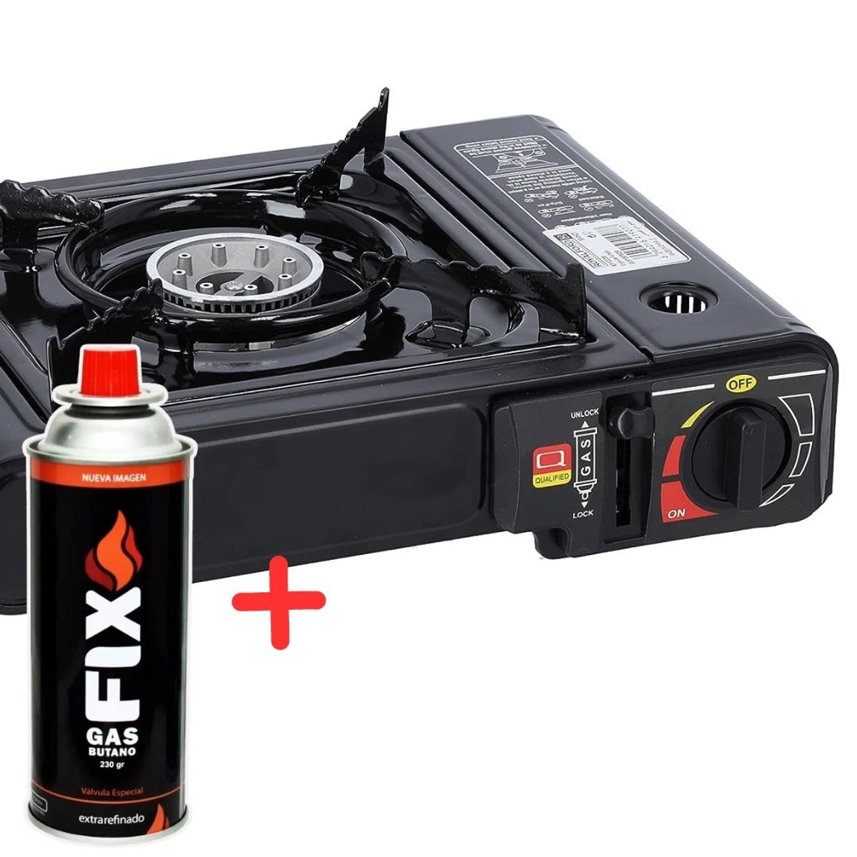 OEM - Mini Cocina Portatil Camping Campamento + 01 Gas Butano