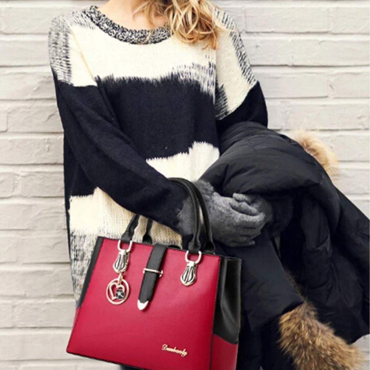 GENERICO - Cartera Moderna Office Work Ligera