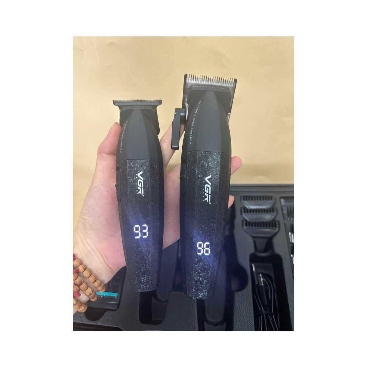 GENERICO - Maquina de cortar cabello  y TRIMER  pack Profesional VGR