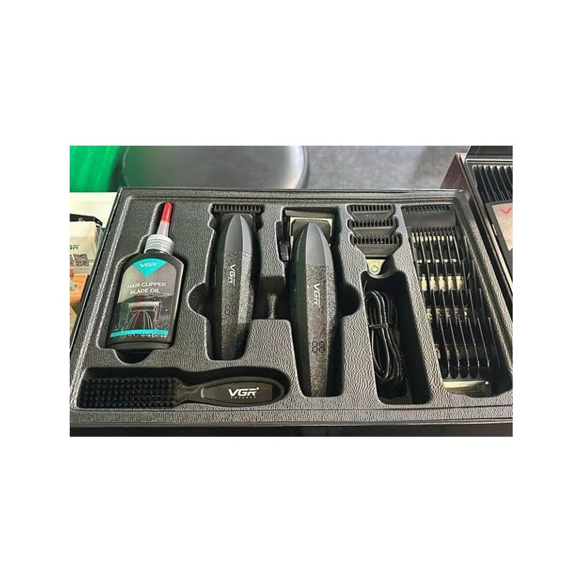 GENERICO - Maquina de cortar cabello  y TRIMER  pack Profesional VGR