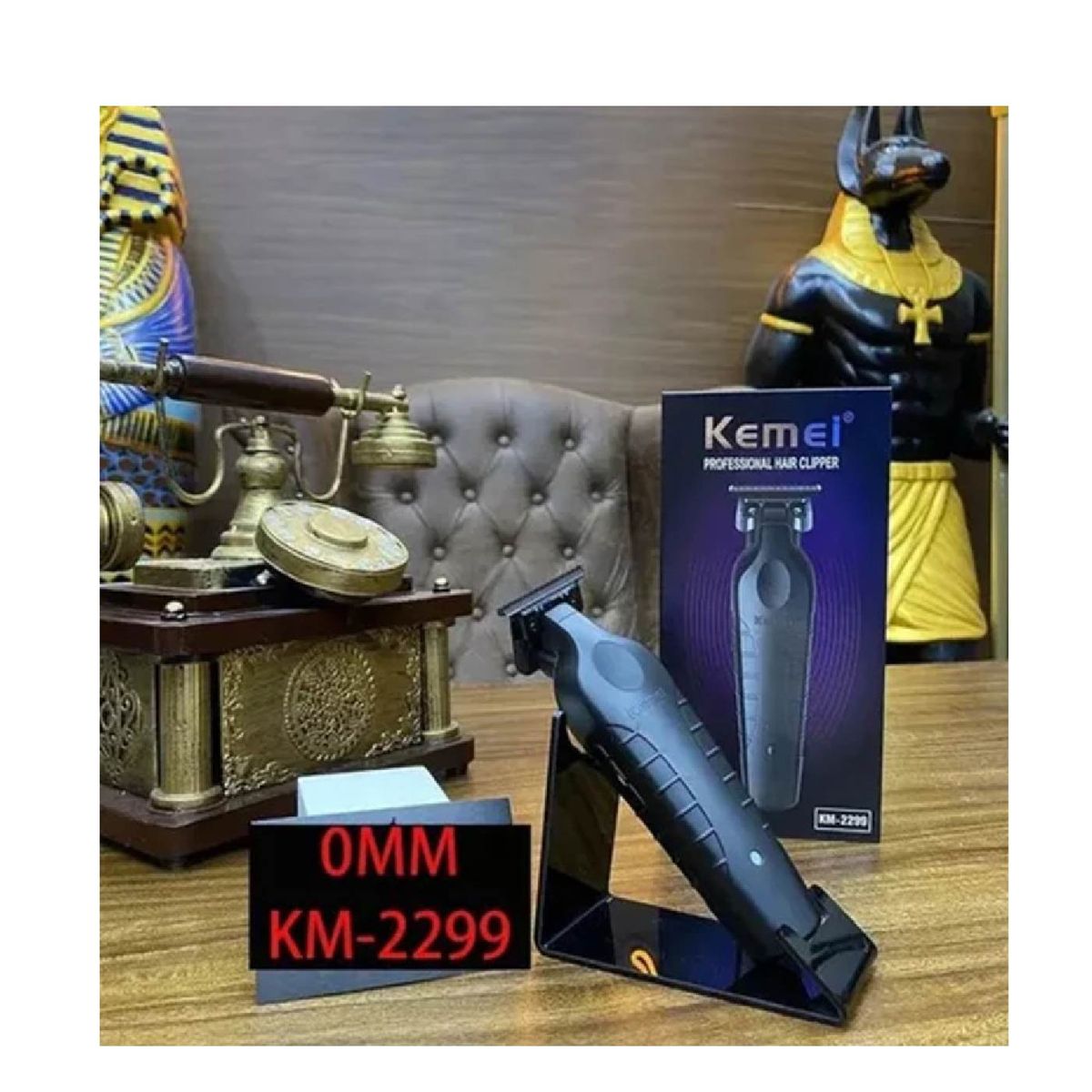KEMEI - Maquina de cortar cabello TRIMER  Profesional  KEMEI