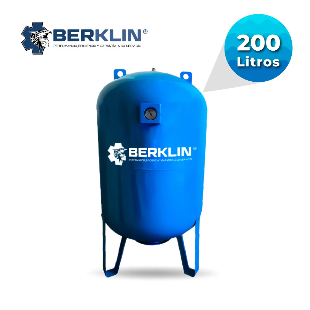 BERKLIN - TANQUE HIDRONEUMATICO DE 200 LITROS