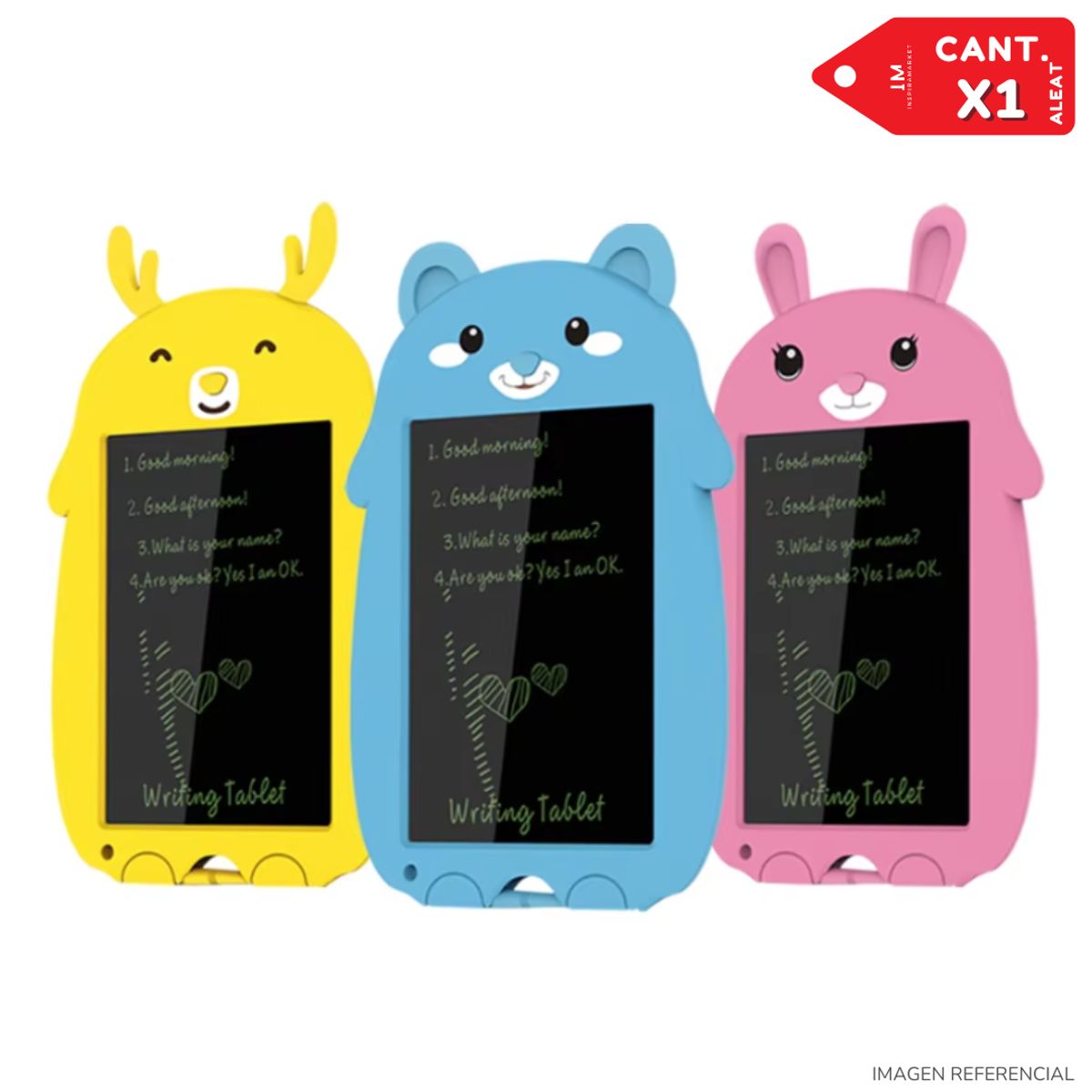 INSPIRA MARKET - Tablet de Dibujo Caligrafía LCD Niños