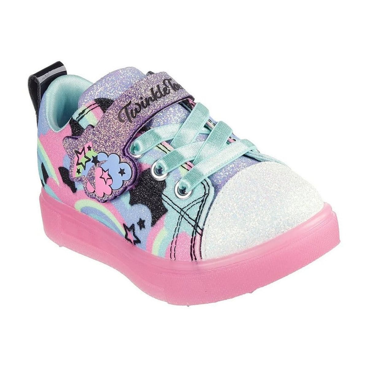 SKECHERS - Zapatilla Skechers Twinkle Sparks Ice 20 - Shim 314749N-BKMT para Niña_.