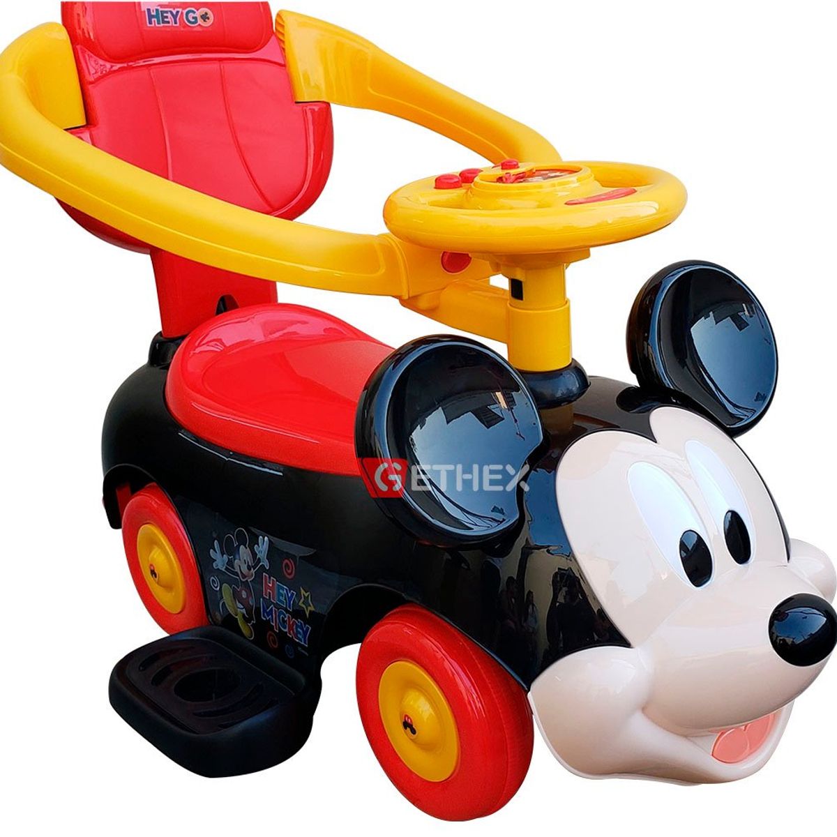 DISNEY BABY - Correpasillo guiador mickey con sombrilla RFK-23 Negro