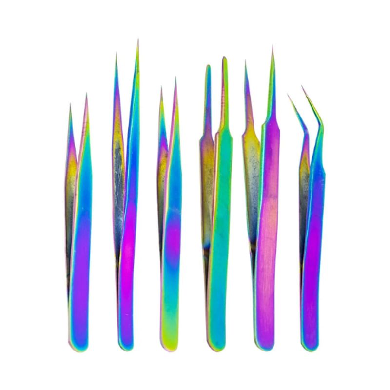 GENERICO - Set de Pinzas Antiestáticas SIX-PIECE-SETS