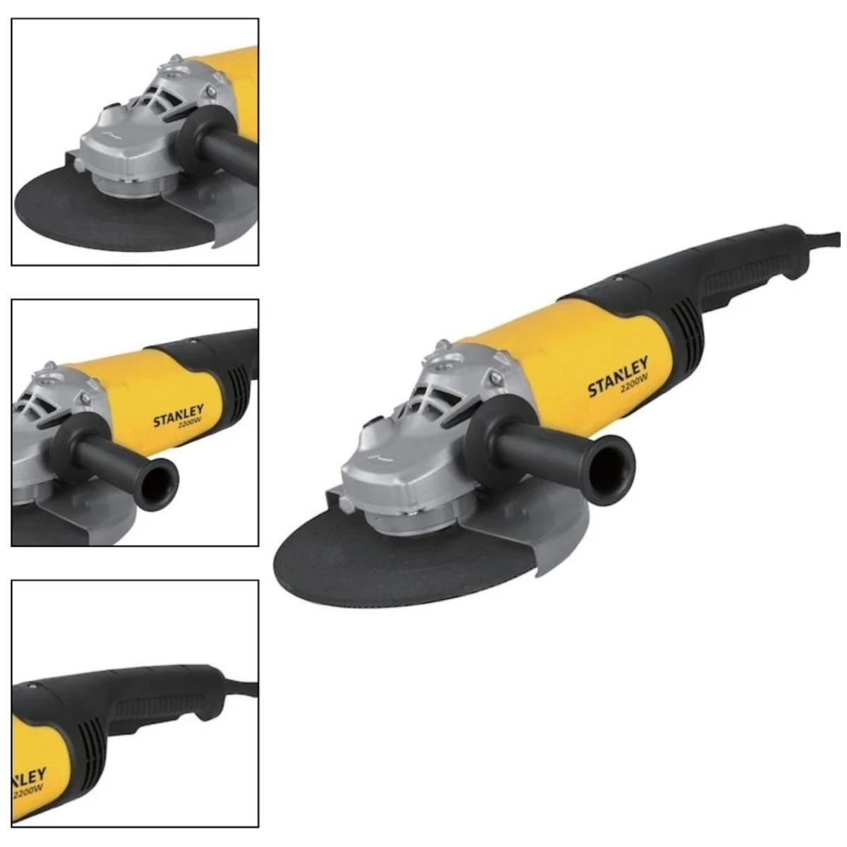 STANLEY - Amoladora Esmeril Angular 7 pulgadas 2200W industrial Stanley