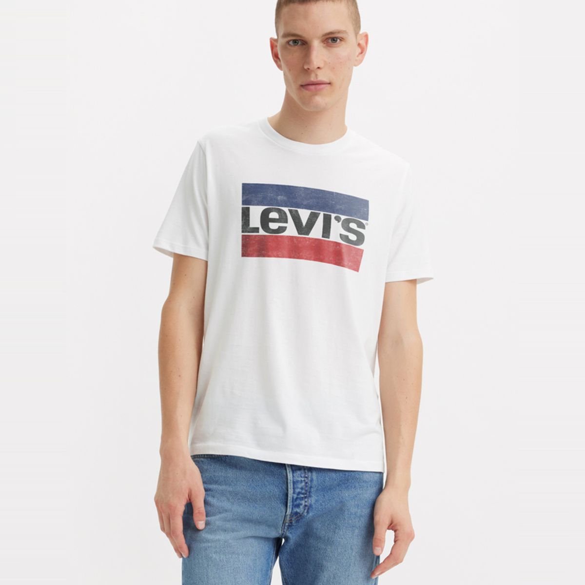 LEVIS - Polo Hombre Gráfica Blanco Levis