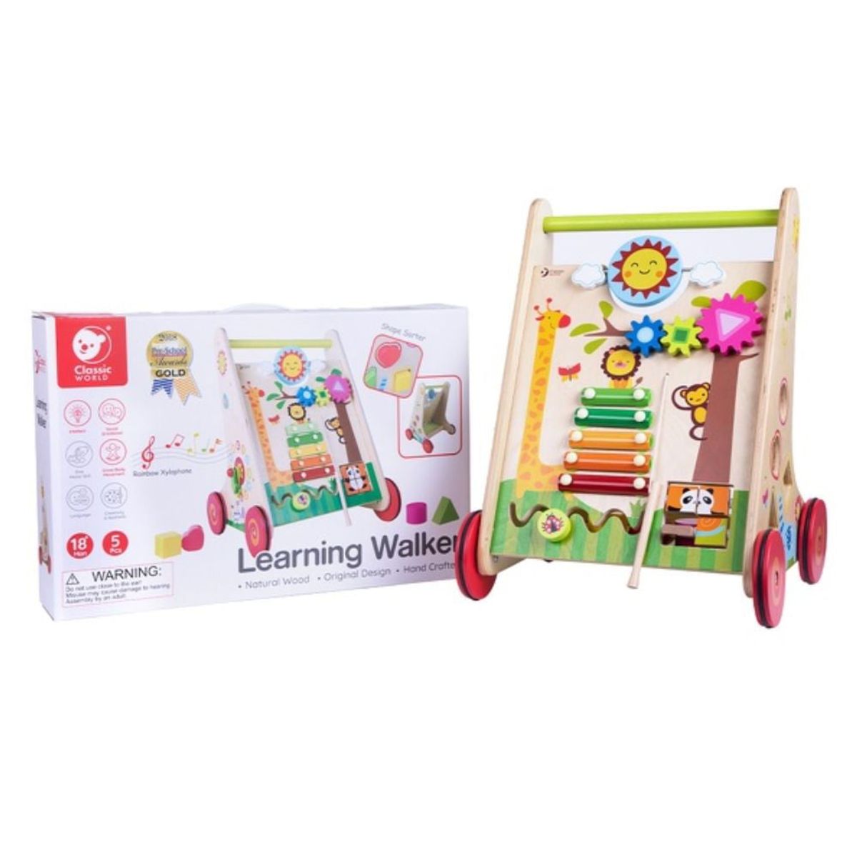 CLASSIC WORLD - Andador Didactico Learning Walker Classic World
