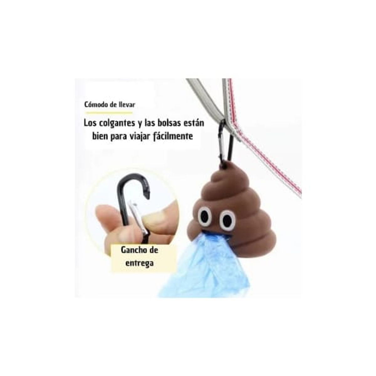 GENERICO - Bolsa para heces de perro con dispensador