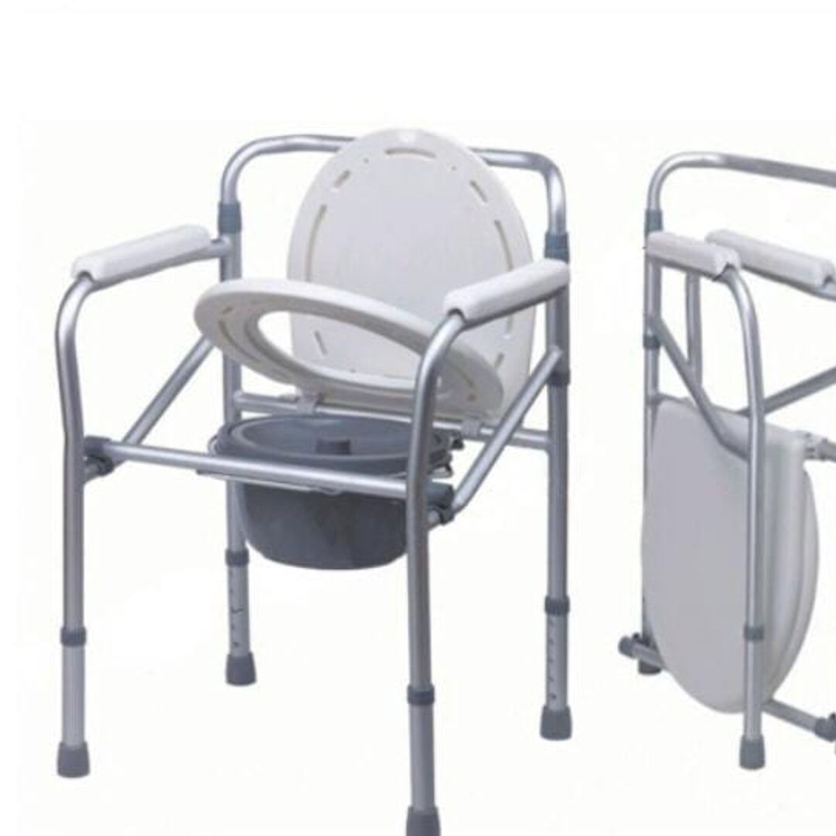 GENERICO - BAÑO PORTATIL CROMADO ALTURA AJUSTABLE