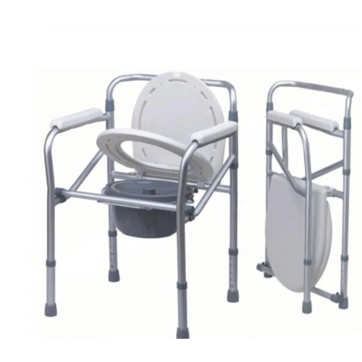 GENERICO - BAÑO PORTATIL CROMADO ALTURA AJUSTABLE