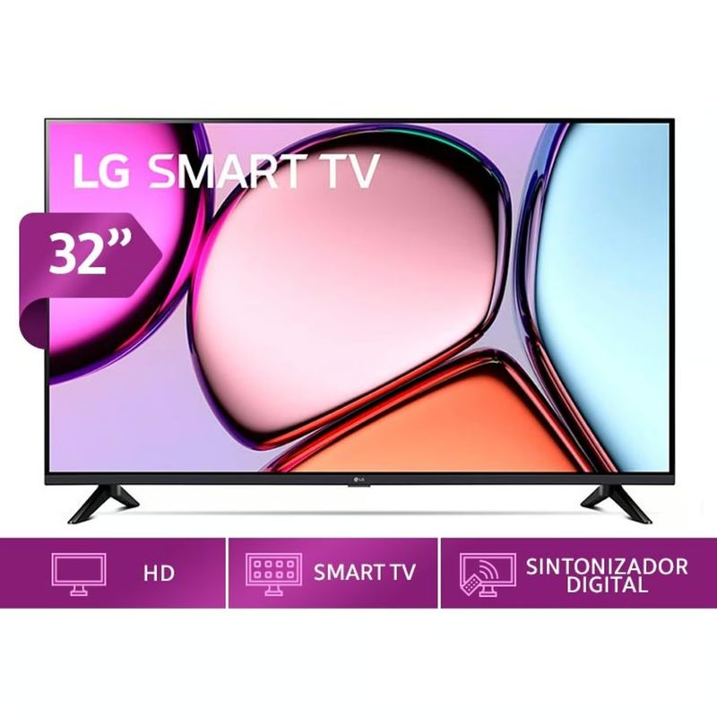 LG - Televisor LG LED Smart  32 TV HD con ThinQ AI 32LQ600BPSA.