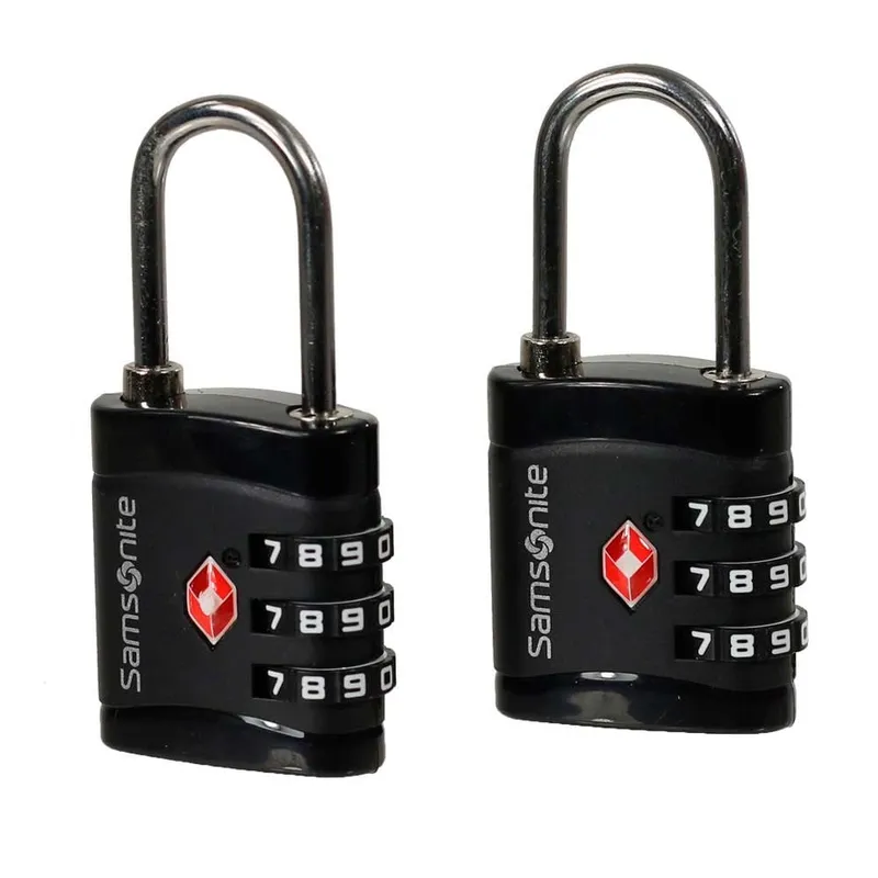 SAMSONITE - Pack Candado Global Ta Combilock 3 Dial TSA X2 Black