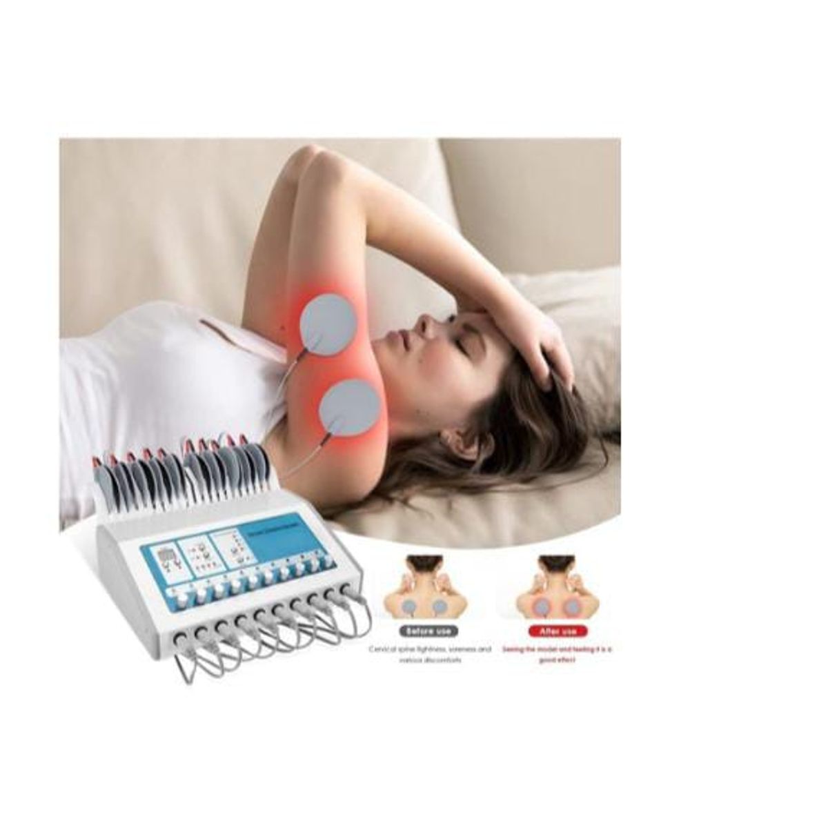 GENERICO - Ondas Rusas EMS Adelgazante Estimulador Muscular Eléctrico