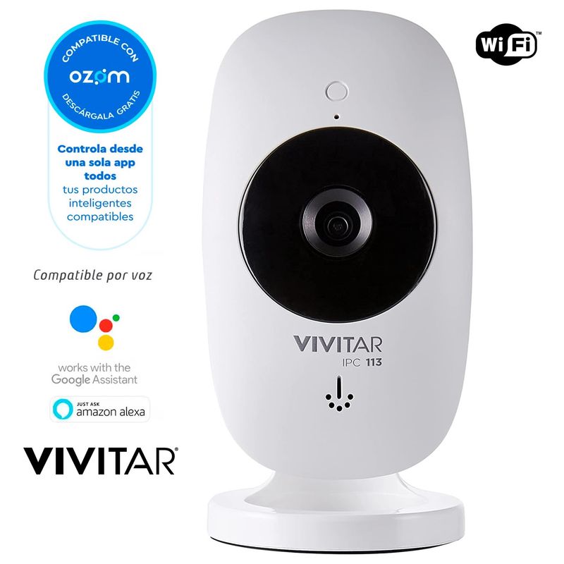 VIVITAR - Camara De Seguridad Exterior e Interior Full Hd Visión Nocturna Wifi