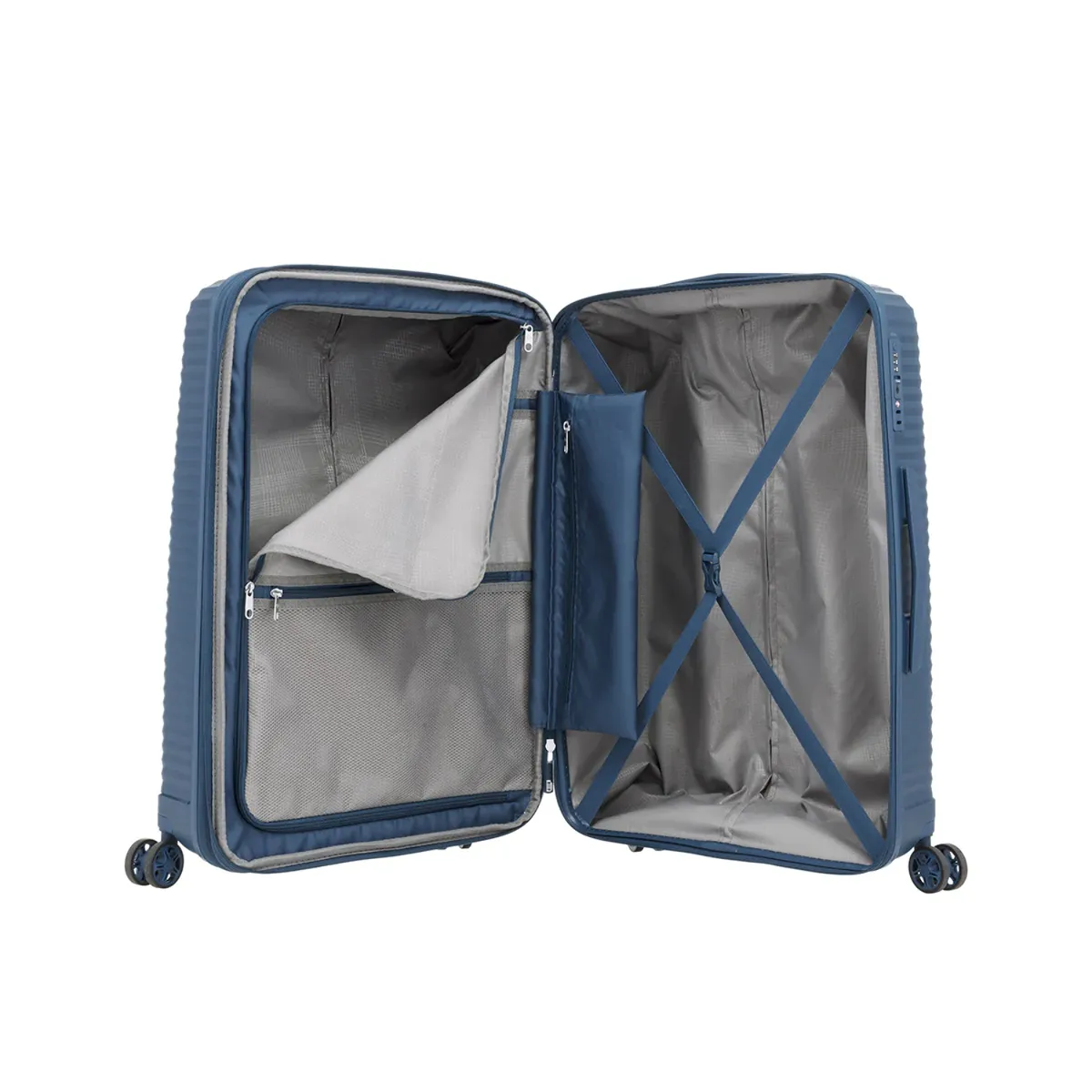 SAMSONITE - Maleta Rígida Varro Grande Peacock Blue