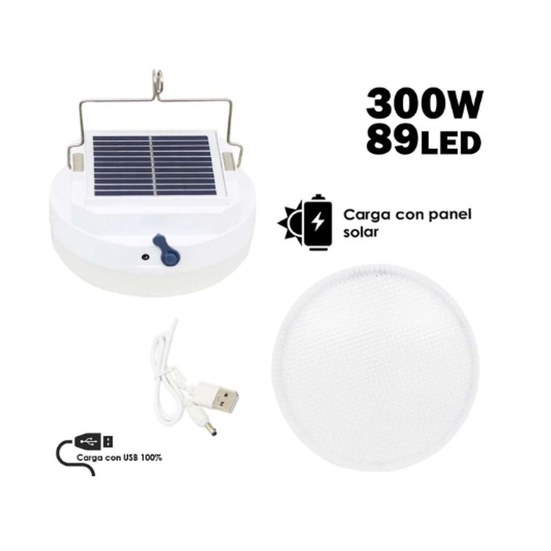 OPALUX - Lámpara Portátil Recargable LED 300W OP-FD300W OPALUX