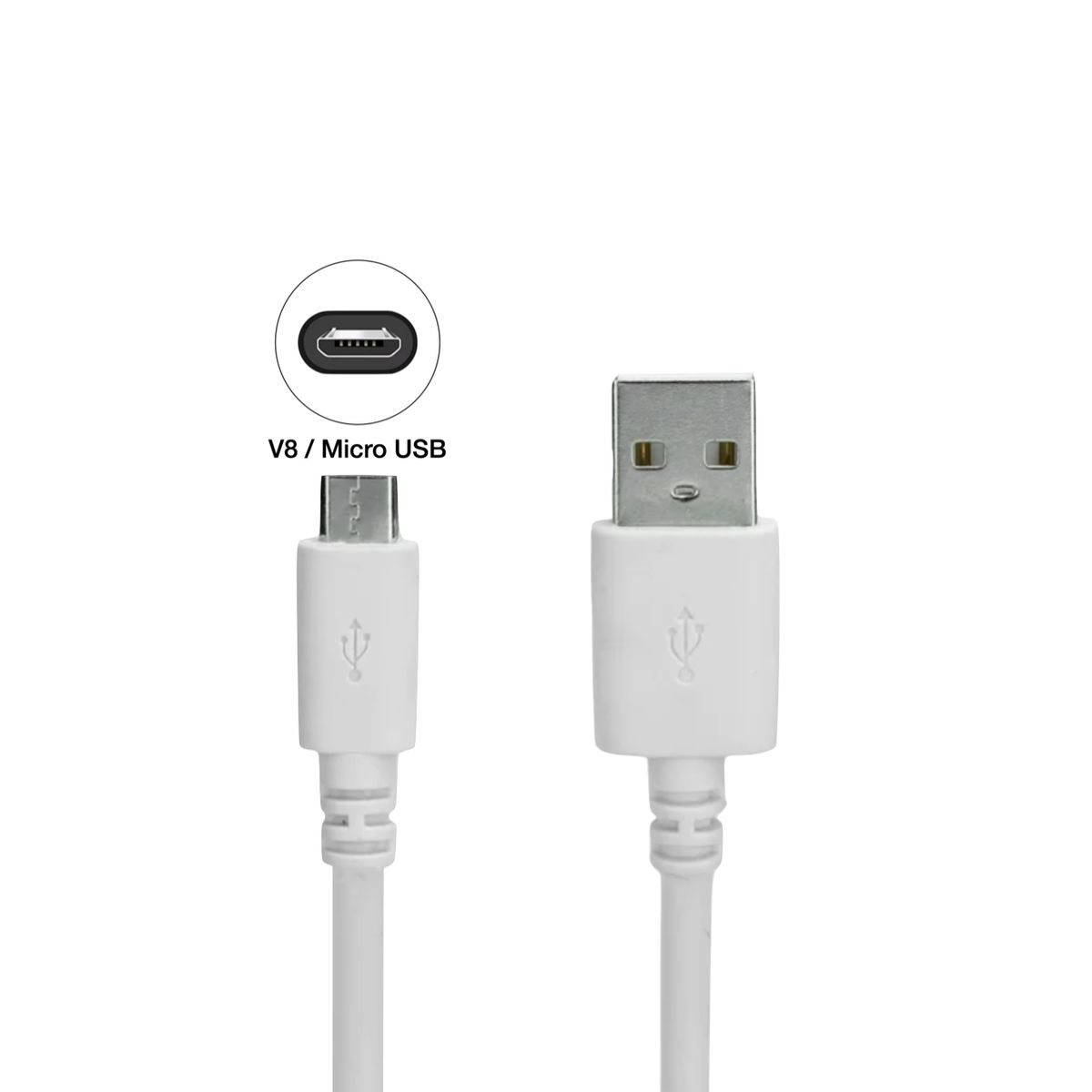 OEM - Cable V8  Micro USB de 1m