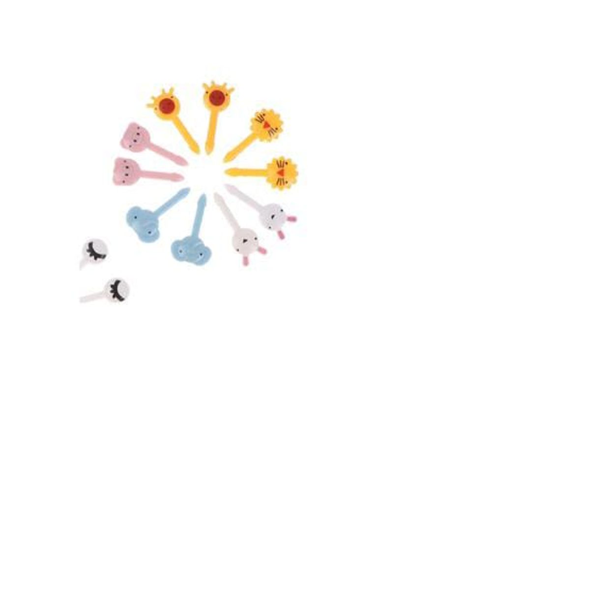 GENERICO - Mini tenedores pinchos pack de 10uni