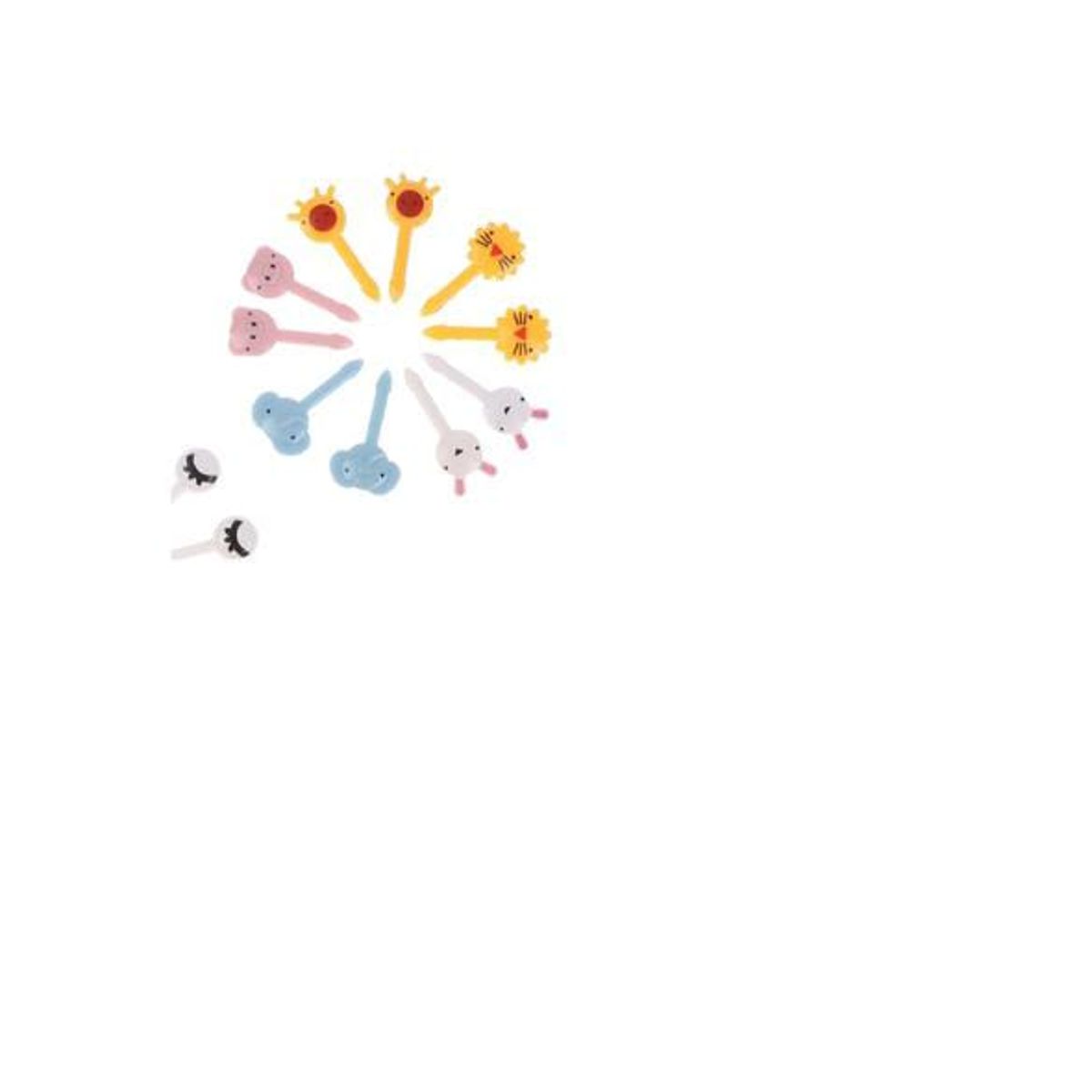 GENERICO - Mini tenedores pinchos pack de 10uni