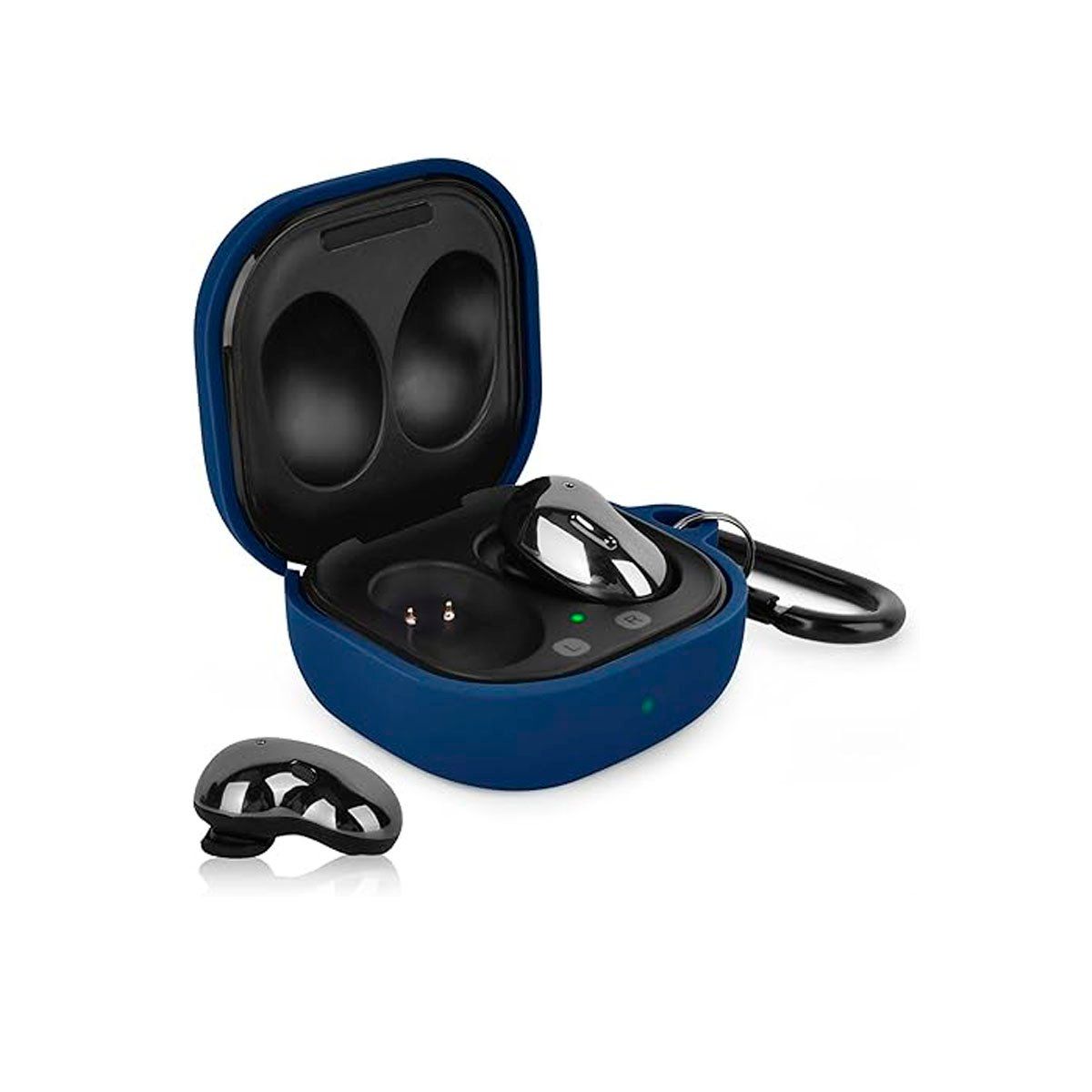 GENERICO - Funda de Silicona para Audífonos Samsung Buds Live Azul
