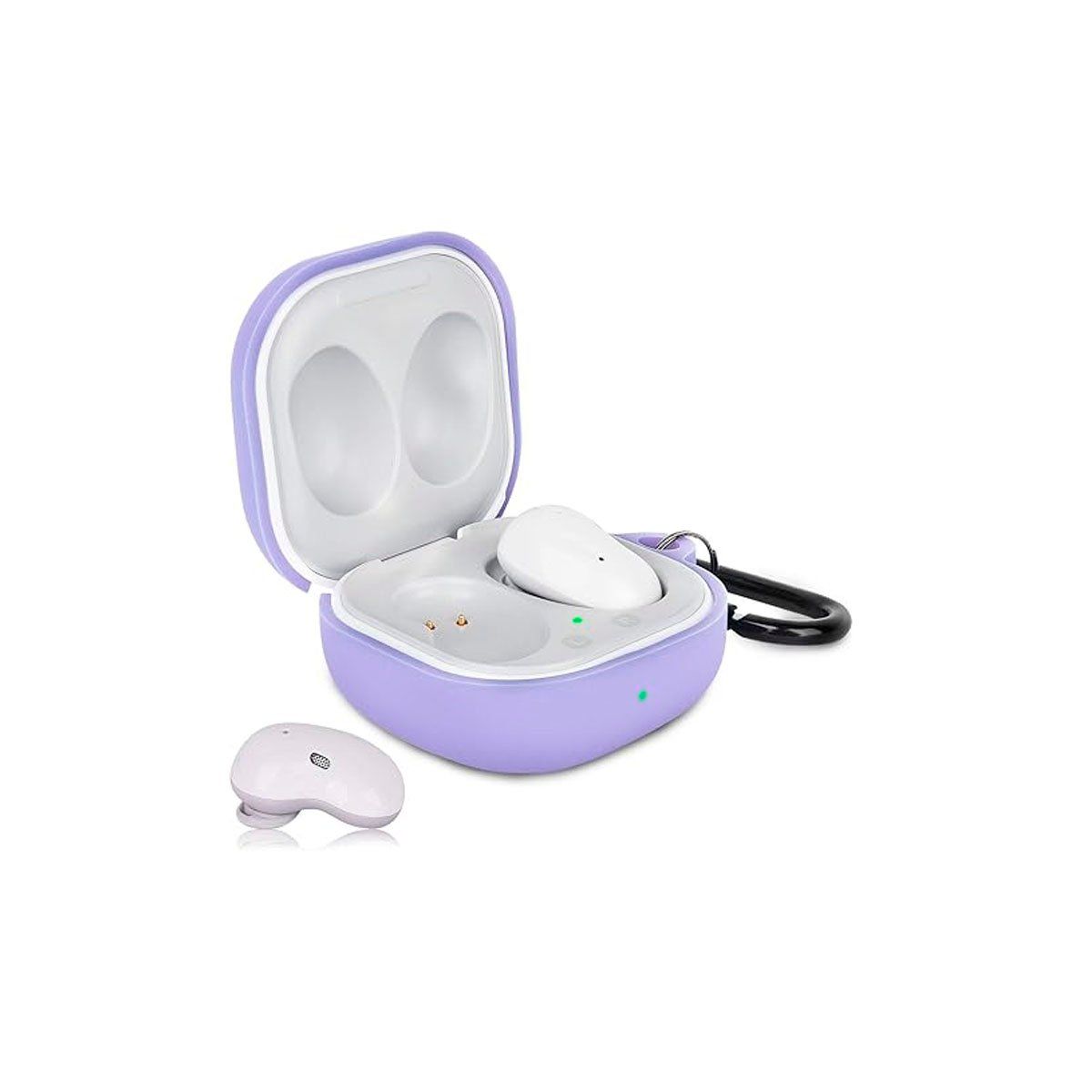 GENERICO - Funda de Silicona para Audífonos Samsung Buds 2 Pro Lila