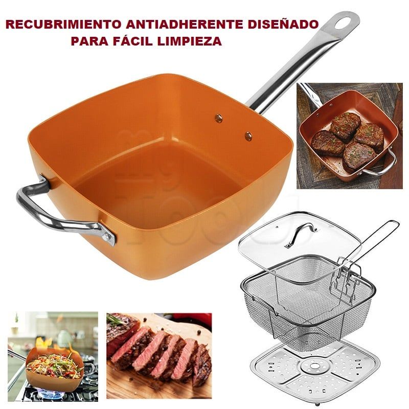 GENERICO - Sartén antiadherente Copper Pan