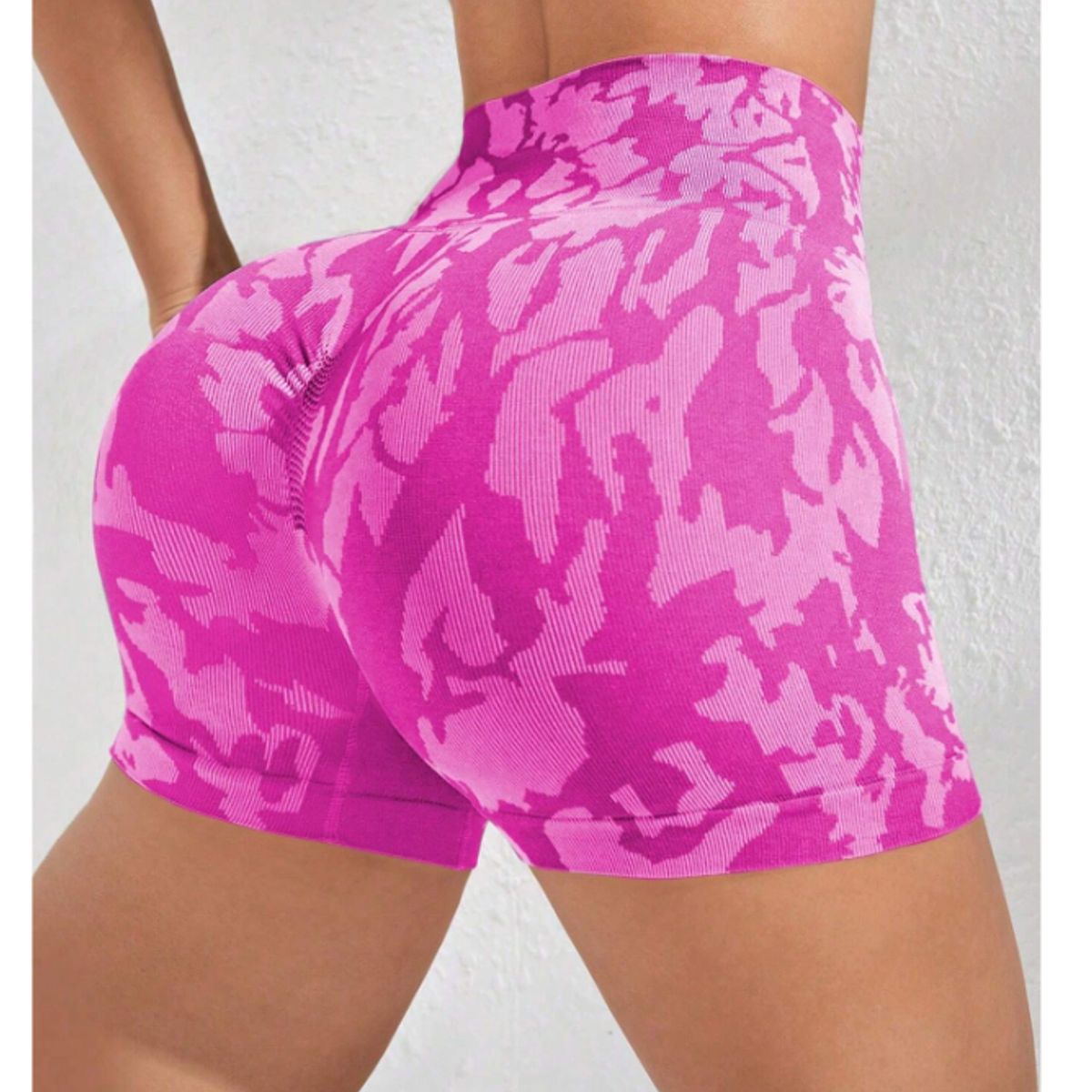 GENERICO - SHORTS PUSH UP DEPORTIVOS FUCSIA MARMOL