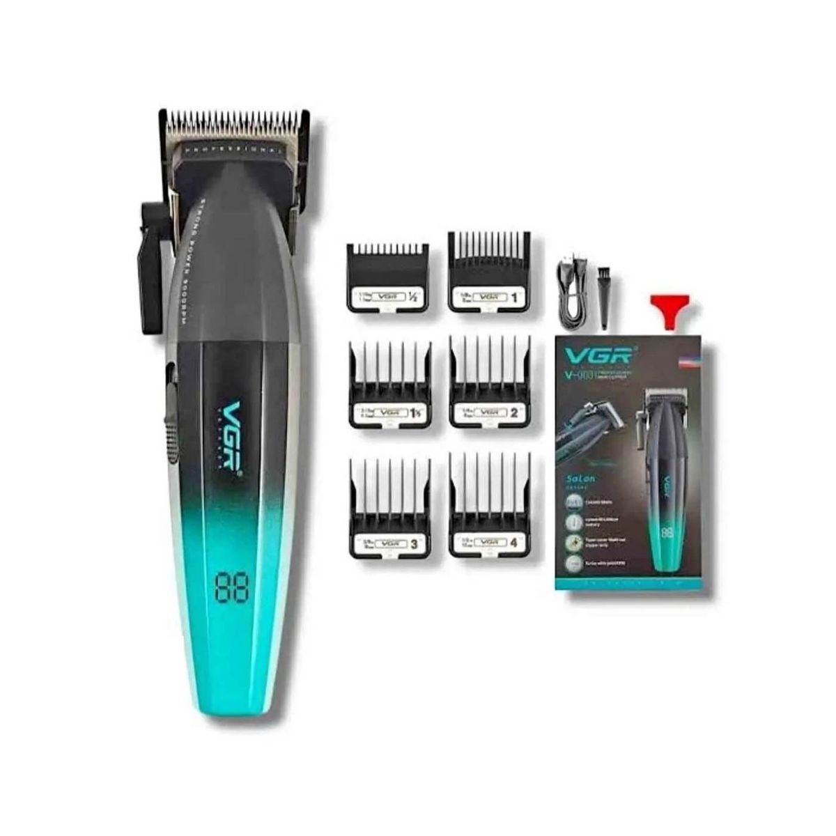 GENERICO - Maquina de cortar cabello Profesional VGR