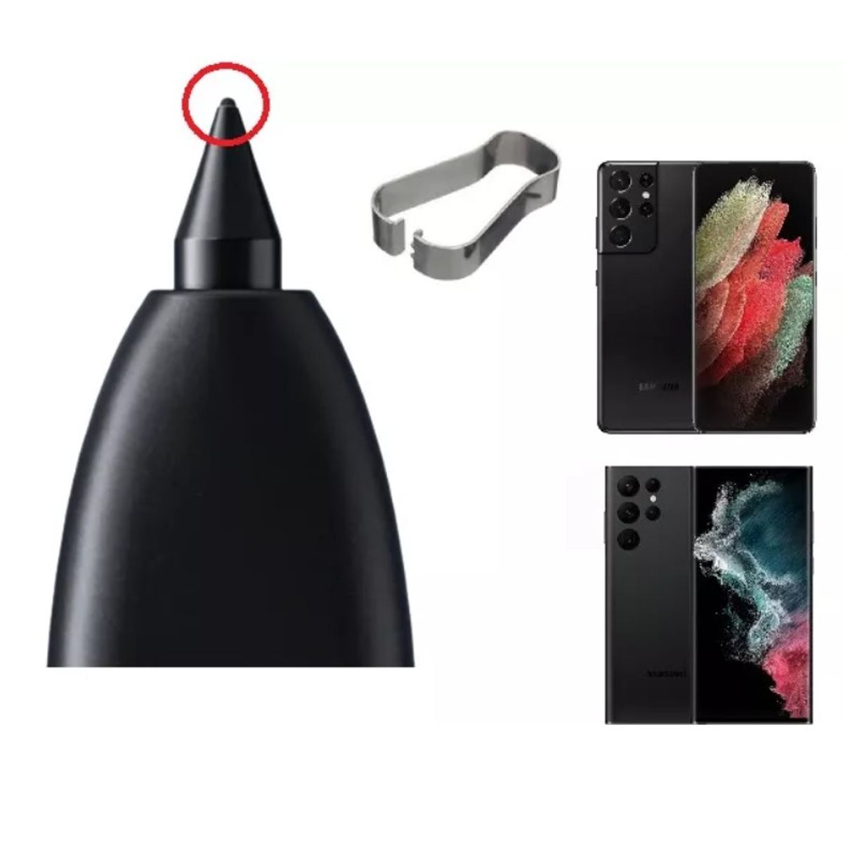 KAILI - Punta Suave Repuesto S Pen Para Galaxy s24 ultra s23 ultra s22