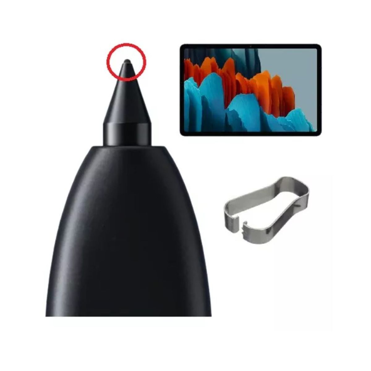 KAILI - Punta Suave Repuesto S Pen Para Galaxy Tab S7 s7 Plus s7 Fe