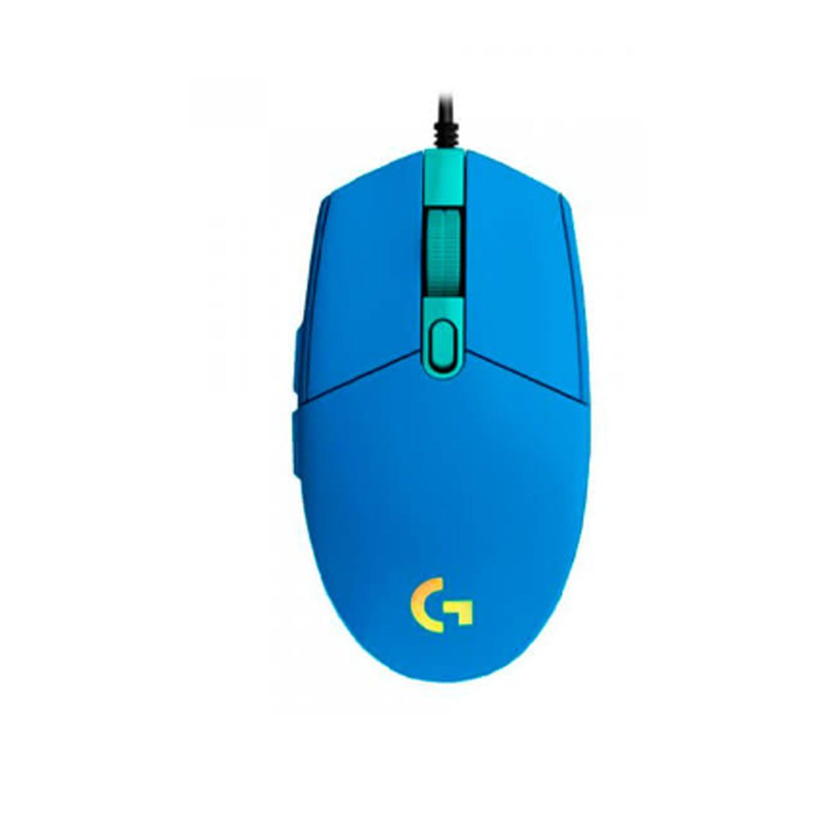 LOGITECH - Ratón Logitech G203 Lightsync Óptico 8000 Dpi Rgb Azul