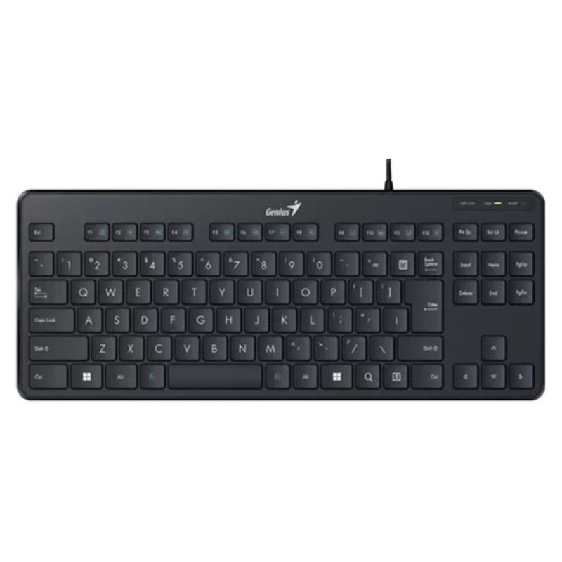 GENIUS - Teclado Genius Tkl Luxemate 110 Usb Multimedia Sp Negro