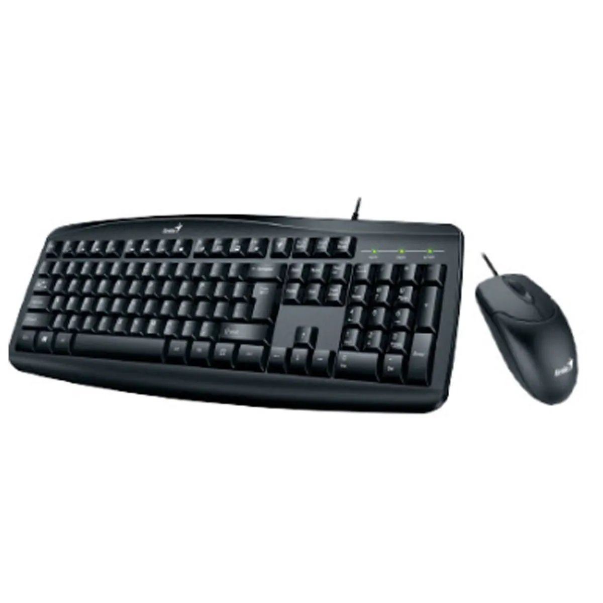 GENIUS - Teclado Genius + Mouse Smart Km-200 Usb Multimedia Sp Negro