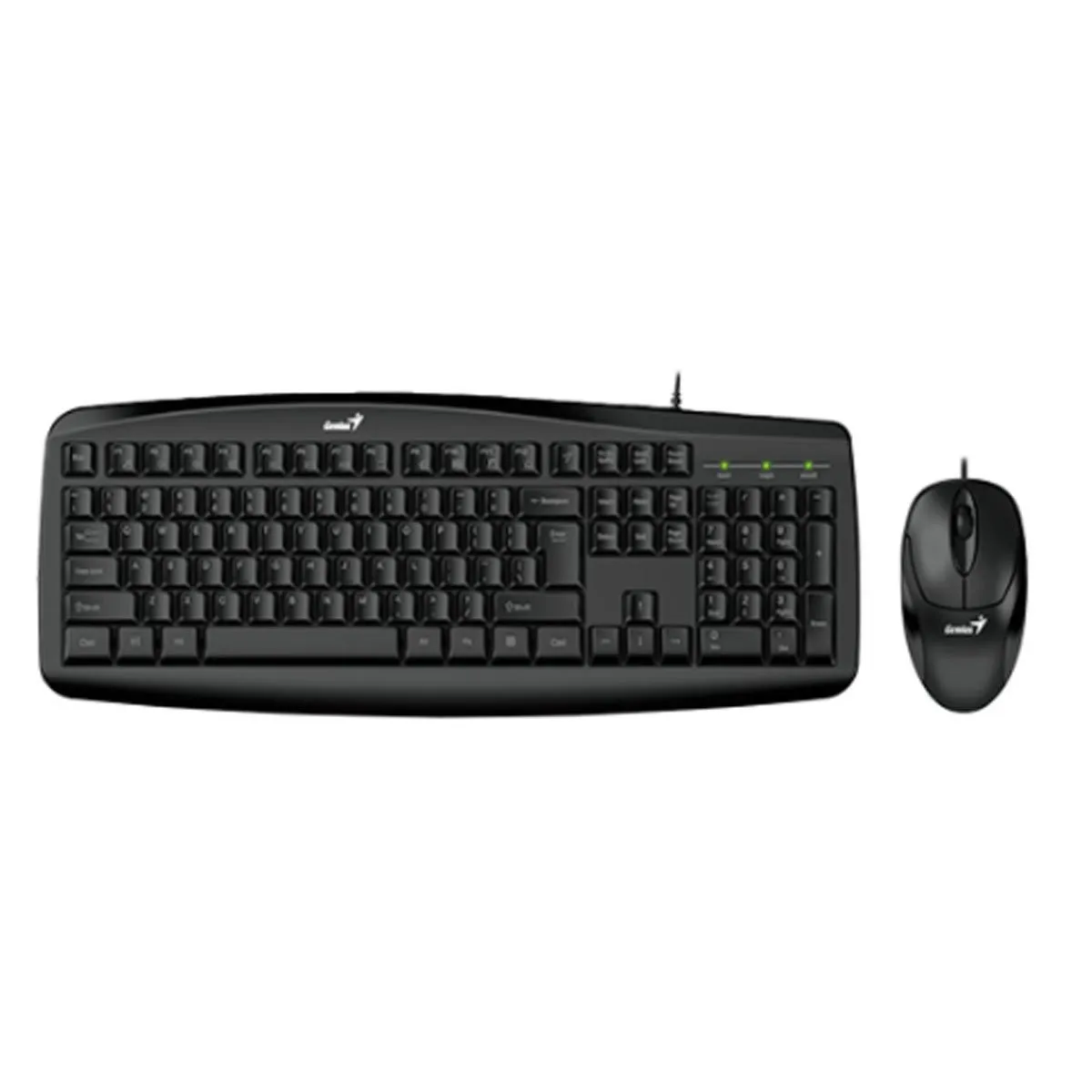 GENIUS - Teclado Genius + Mouse Smart Km-200 Usb Multimedia Sp Negro