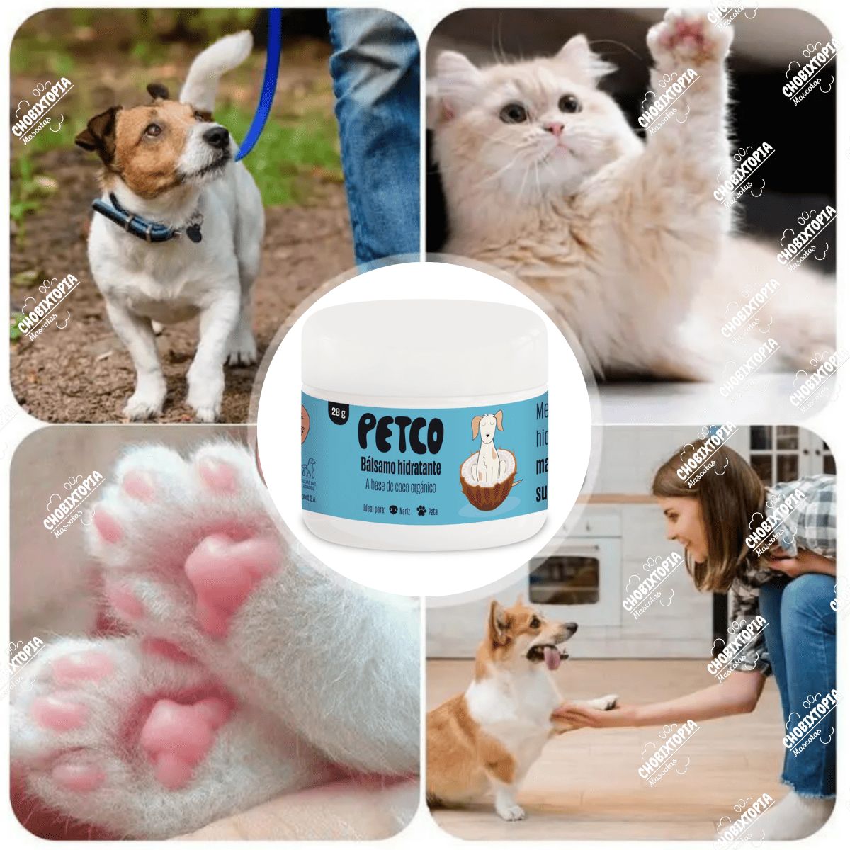PETCO - BALSAMO HIDRATANTE MASCOTA - PERROS Y GATOS x 28 g