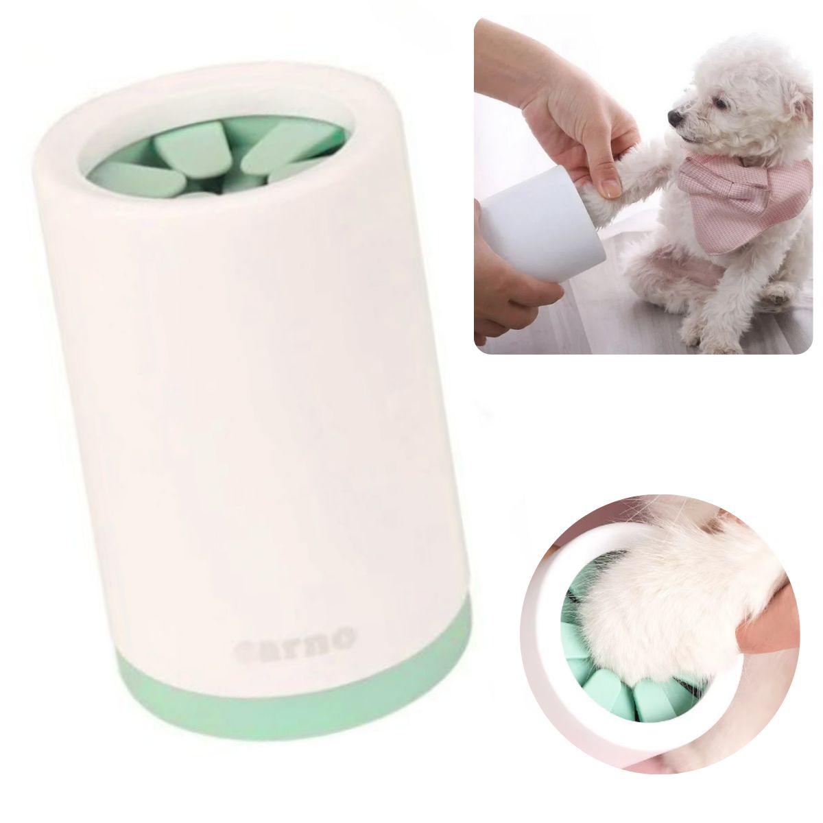 GENERICO - LIMPIA PATITAS PARA MASCOTAS CARNO CHICO VERDE