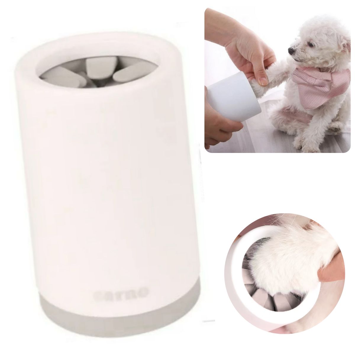 GENERICO - LIMPIA PATITAS PARA MASCOTAS CARNO CHICO PLOMO