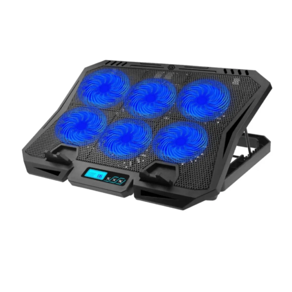 GENERICO - Soporte Base Cooler Ventilador para Laptop Notebook 6 ventiladores X6A