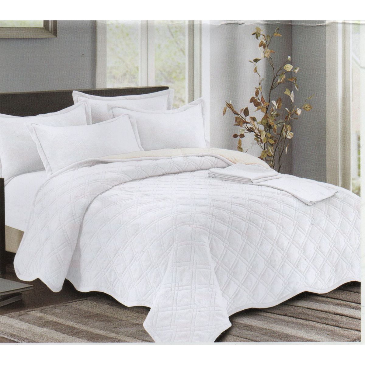 MINGDA - Set de Edredón Skin 2Pz + Sabanas + Fundas de 5 Pz 100% Garantizado