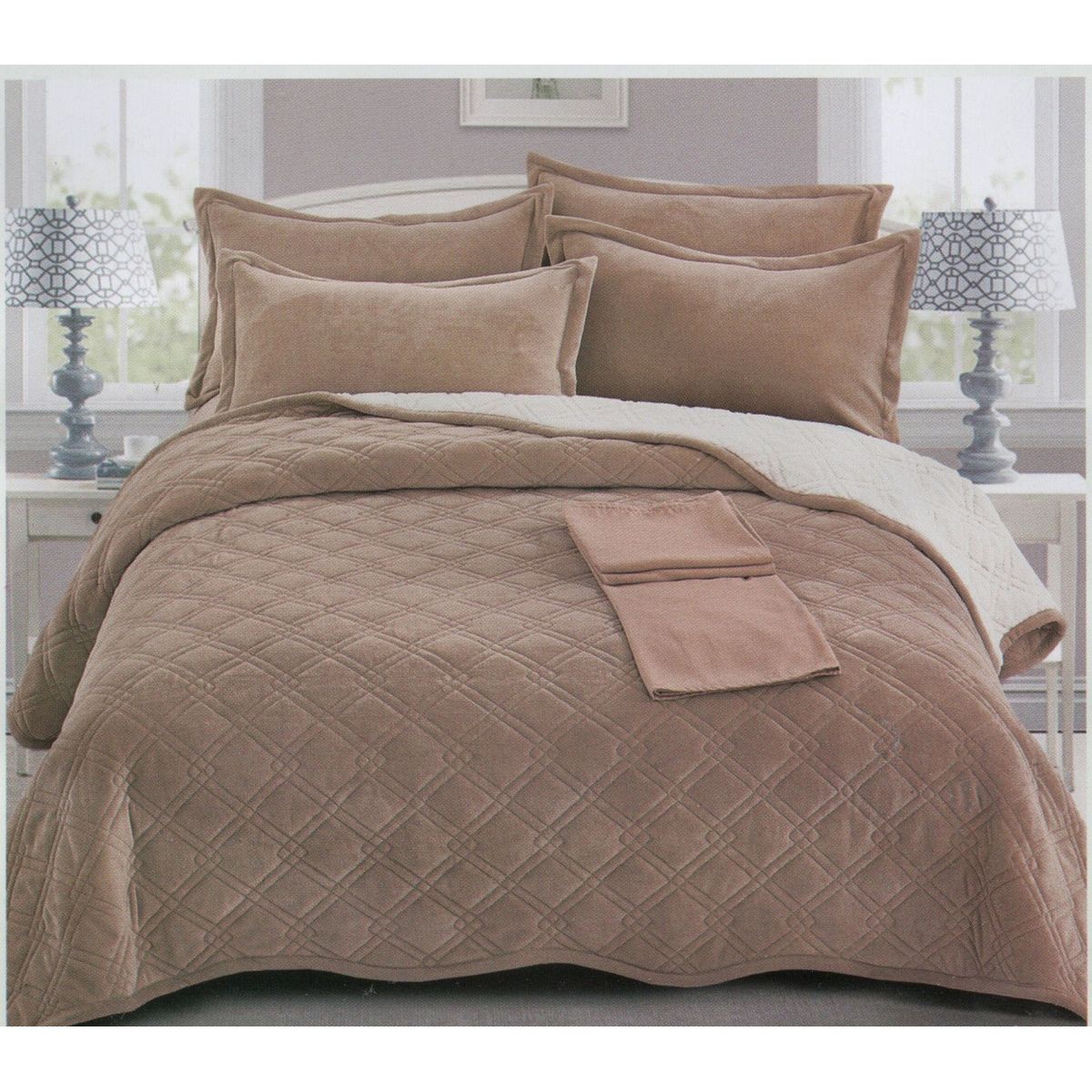 MINGDA - Set de Edredón Skin 2Pz + Sabanas + Fundas de 5 Pz 100% Garantizado