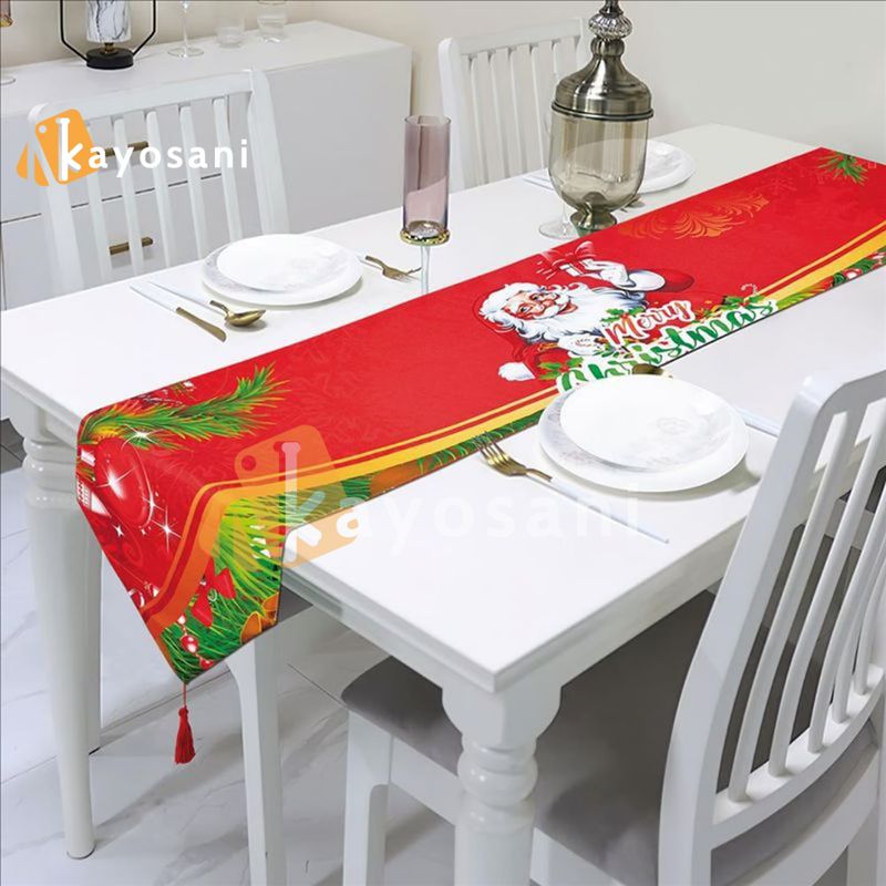CASATEX - Camino de Mesa Navideño 33x180 cm PAPA NOEL Nº1