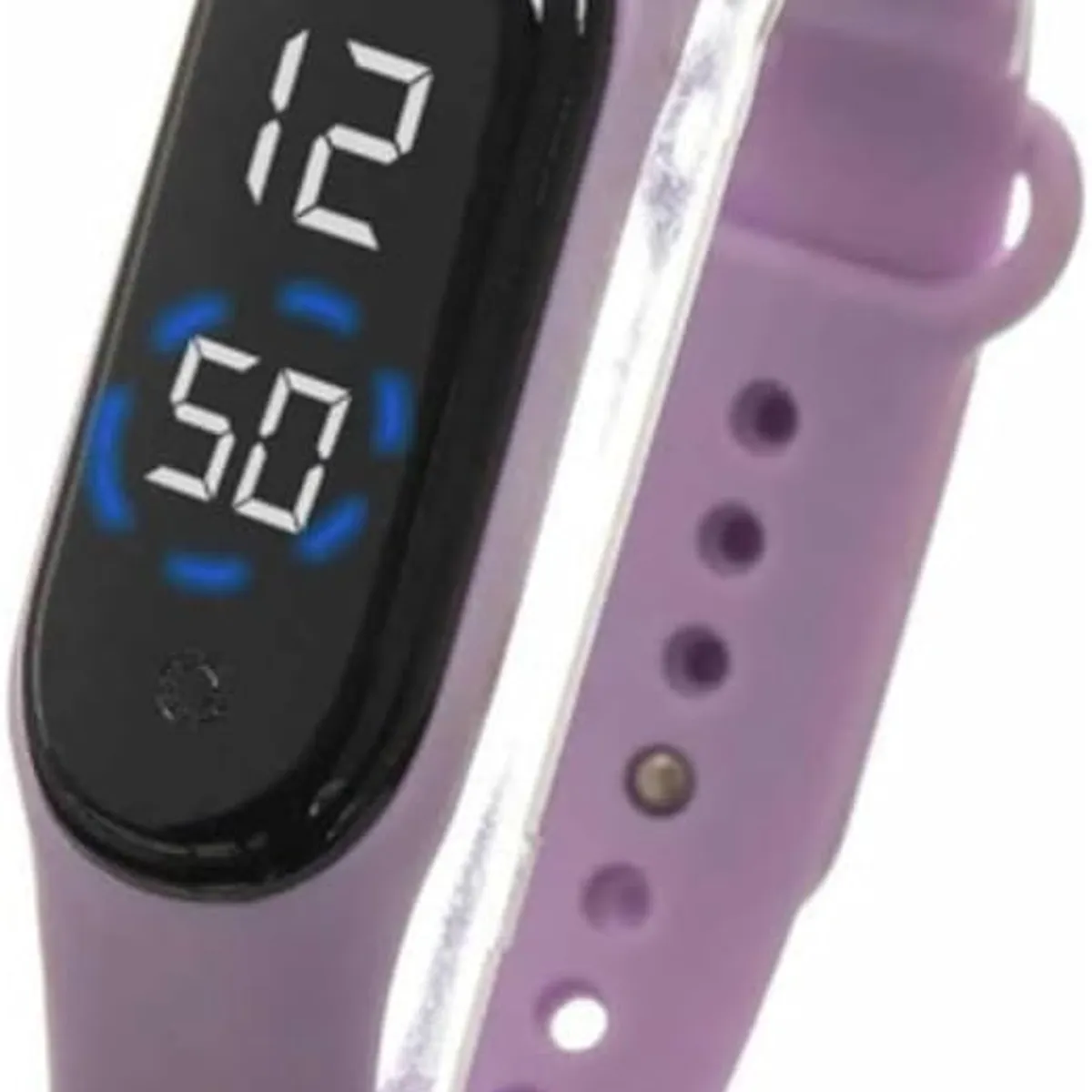 GENERICO - Reloj pulsera digital de silicona - ROSADO