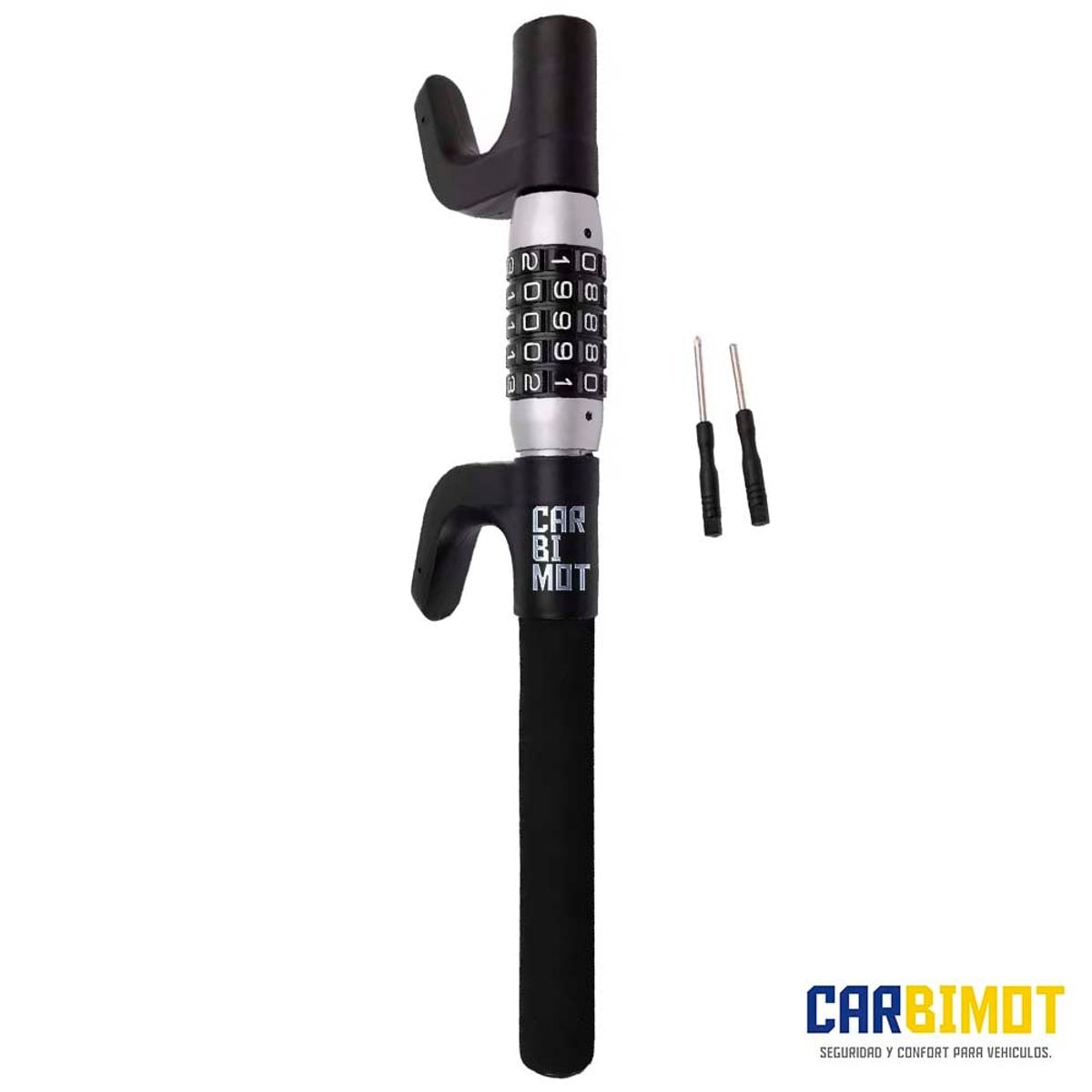 GENERICO - SEGURO BLOQUEO TRABA PEDAL VOLANTE TIMON ANTIRROBO VEHICULOS