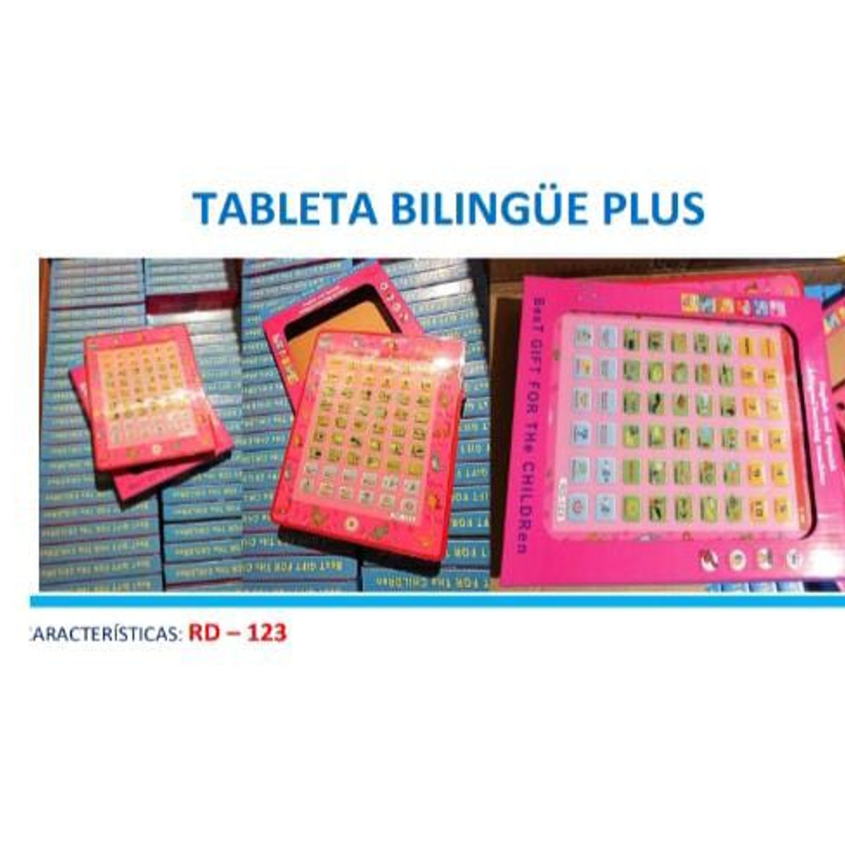 GENERICO - Tableta Bilingüe para Niños