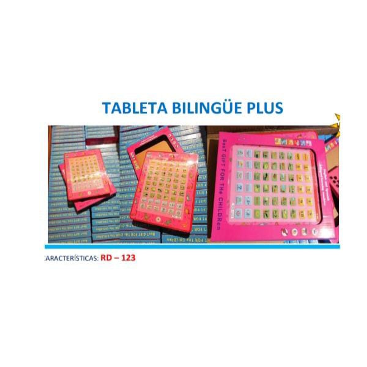 GENERICO - Tableta Bilingüe para Niños