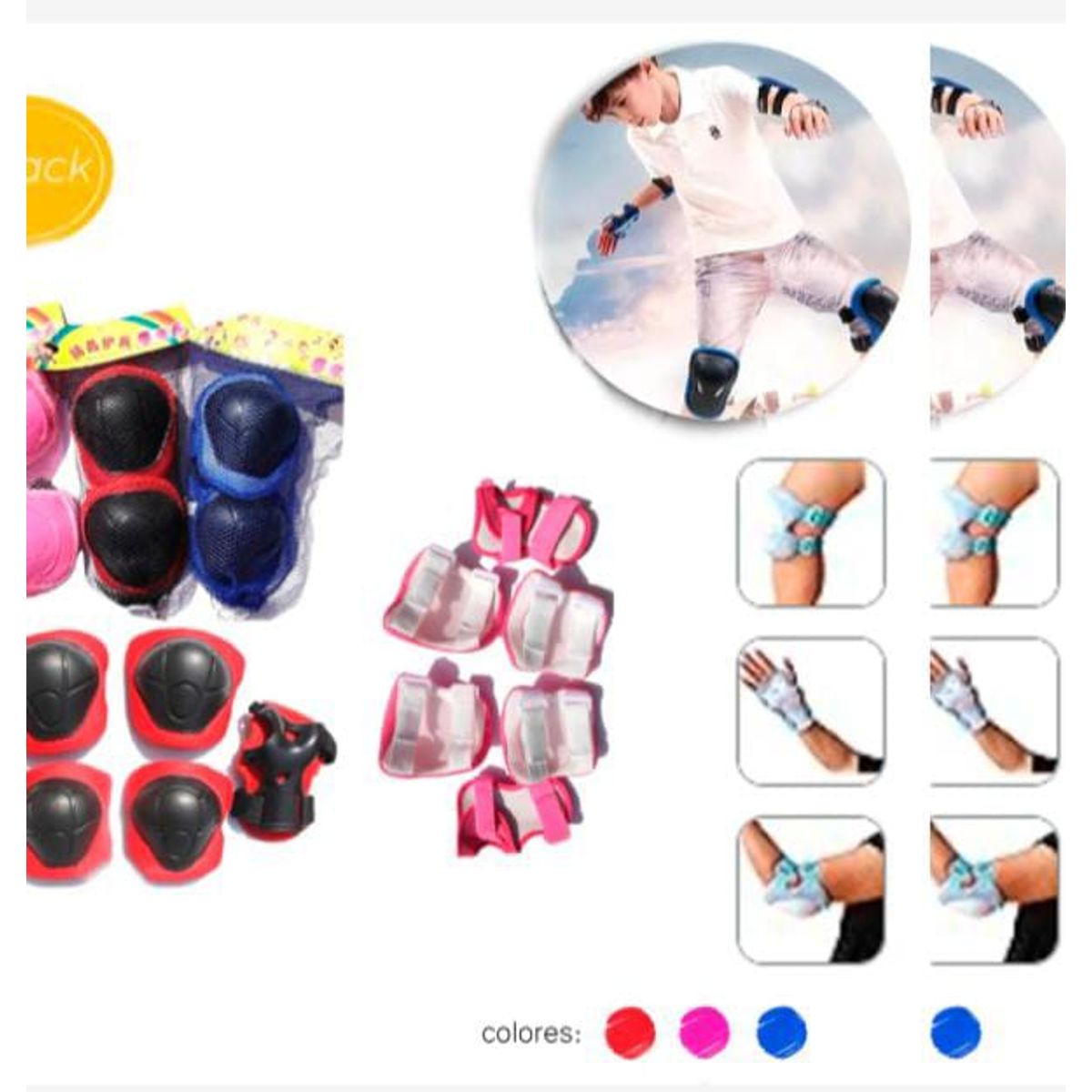 GENERICO - Pack conjunto de protección para niños