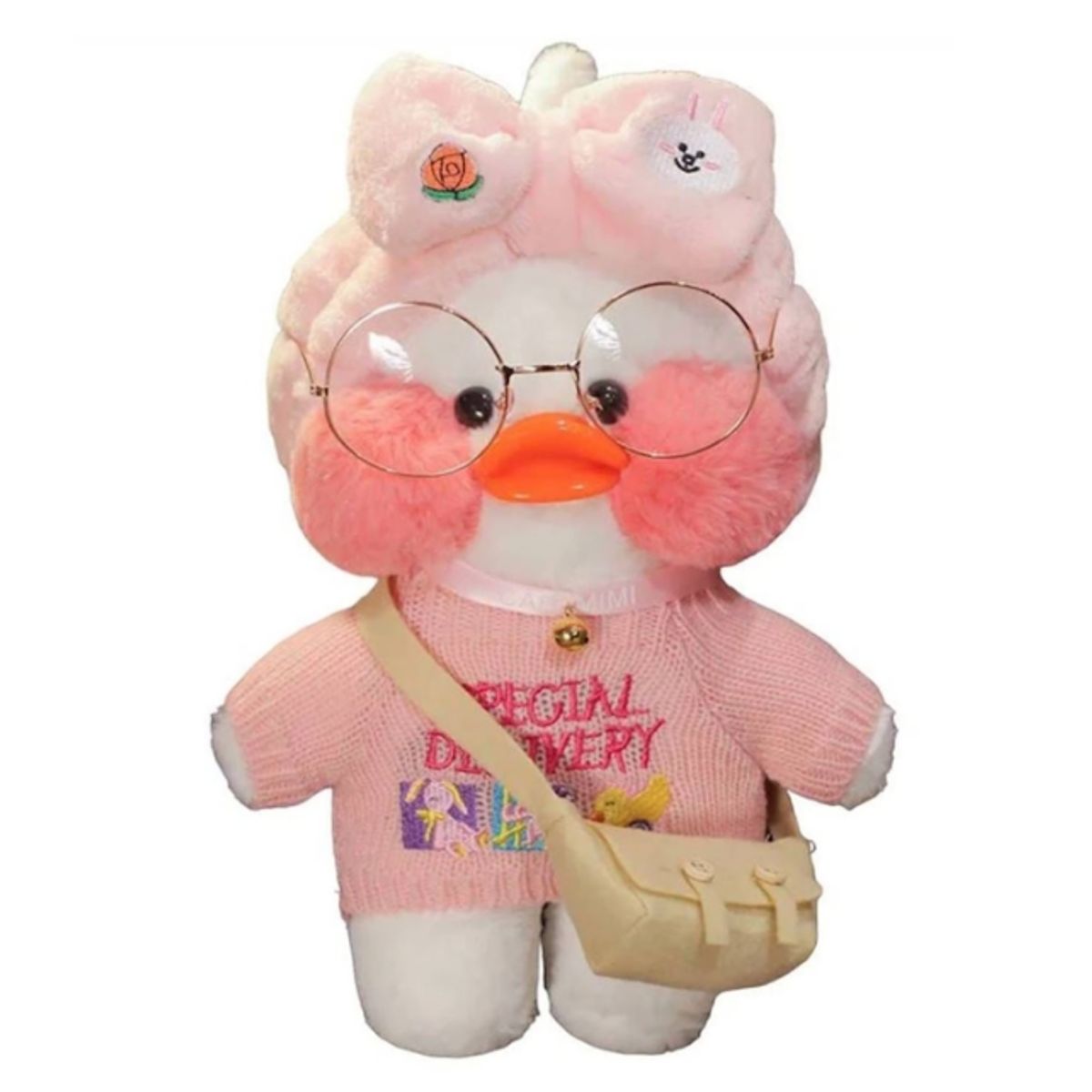 GENERICO - Patito de peluche juguete con complementos de vestir 30cm